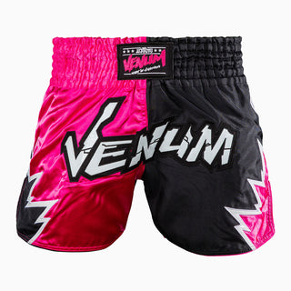 Szorty kick-tajskie Venum Inferno 2.0 różowo-czarne 