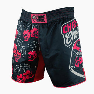 Spodenki MMA Pride or Die Wiśniowy Choke 
