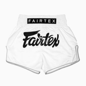 Spodenki Kick-Thai Fairtex BS1935B White Storm