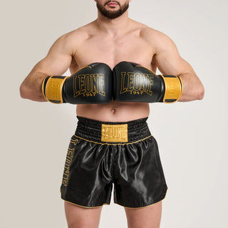 Spodenki kick-thai Leone DNA Premium AB969 Czarne 