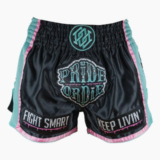 Pantaloncini kick-thai Pride or Die Z-Camp-Combat Arena