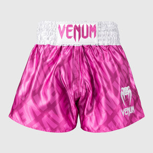 Spodenki kick-thai Venum Contender XT Różowo-białe 
