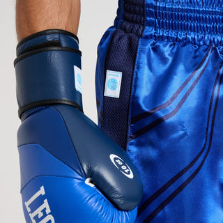 Spodenki kick WAKO Leone AB996 Niebieski 