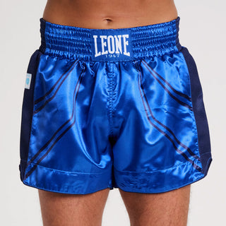 Spodenki kick WAKO Leone AB996 Niebieski 