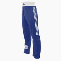 Spodnie do kickboxingu WAKO Adidas Niebieskie 