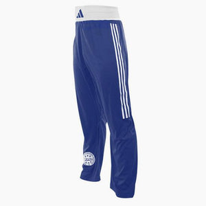 Spodnie do kickboxingu WAKO Adidas Niebieskie 