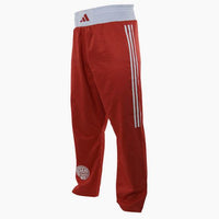 Spodnie Kickboxing WAKO Adidas Czerwone 