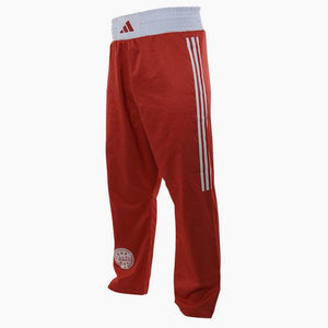 Spodnie Kickboxing WAKO Adidas Czerwone 