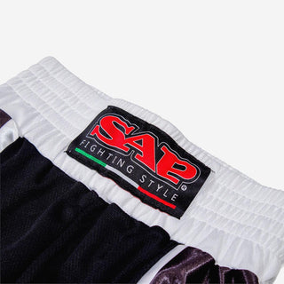 Spodnie SAP WAKO Kickboxing Competition Czarny-Combat Arena