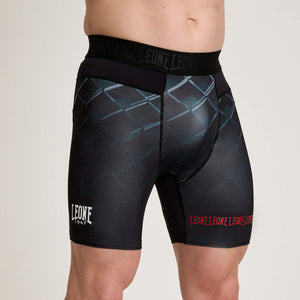 Spodnie kompresyjne Leone MMA Cage AB972 Ciemnoszary-Combat Arena