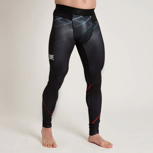 Spodnie kompresyjne Leone MMA Cage AB974 Ciemnoszary-Combat Arena