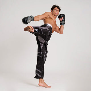 Spodnie do kickboxingu WAKO Leone AB992 Czarny 