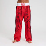 Spodnie do kickboxingu WAKO Leone AB992 Czerwony 