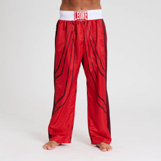 Spodnie do kickboxingu WAKO Leone AB992 Czerwony 