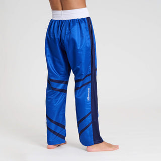 Spodnie do kickboxingu WAKO Leone AB992 Niebieskie 