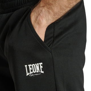 Spodnie Leone Logo ABX122 Czarny 