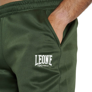 Spodnie Leone Logo ABX122 Zielony 
