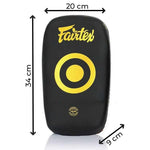 Tarcze Pao Fairtex Mikrofibra Zakrzywiona Mała KPLC6 Czarny-złoty 