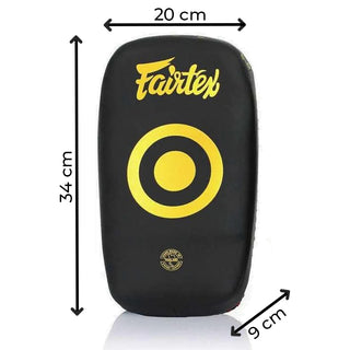 Tarcze Pao Fairtex Mikrofibra Zakrzywiona Mała KPLC6 Czarny-złoty 