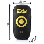 Tarcze Pao Fairtex Mikrofibra Zakrzywiona Standard KPLC5 Czarny 
