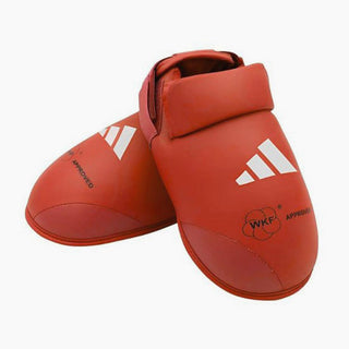 Ochraniacze stóp karate Adidas WKF Czerwone (zamiennik) 