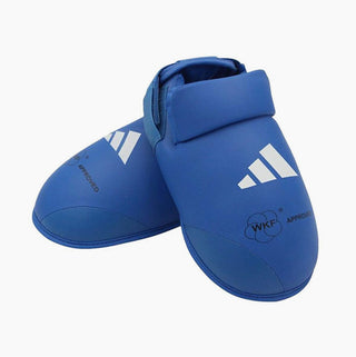 Ochraniacze na stopy karate Adidas WKF Niebieskie (zamiennik) 