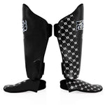 Ochraniacze piszczele Fairtex Competition SP5 z ochraniaczami na stopy Black