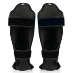 Ochraniacze piszczele Fairtex Competition SP5 z ochraniaczami na stopy Black