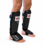Ochraniacze piszczeli Fairtex Double Padded SP3 z osłoną na stopy