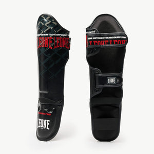 Ochraniacze piszczele Leone MMA Cage PT163 Ciemnoszary-Combat Arena
