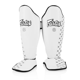 Ochraniacze piszczele Fairtex Zawody SP5 z parapetami Biały 