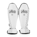 Ochraniacze piszczele Fairtex Zawody SP5 z parapetami Biały 