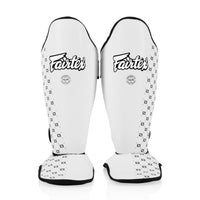 Ochraniacze piszczele Fairtex Zawody SP5 z parapetami Biały 