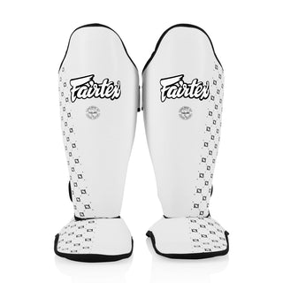 Ochraniacze piszczele Fairtex Zawody SP5 z parapetami Biały 