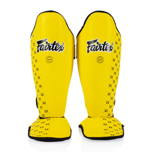 Ochraniacze piszczele Fairtex Zawody SP5 z parapetami Żółty 