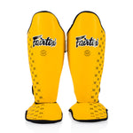 Ochraniacze piszczele Fairtex Zawody SP5 z parapetami Żółty 