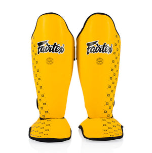 Ochraniacze piszczele Fairtex Zawody SP5 z parapetami Żółty 