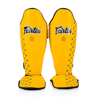 Ochraniacze piszczele Fairtex Zawody SP5 z parapetami Żółty 