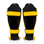 Ochraniacze piszczele Fairtex Zawody SP5 z parapetami Żółty 