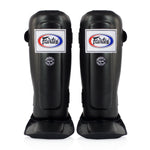 Ochraniacze piszczele Fairtex Double Padded SP3 z osłoną na stopy 
