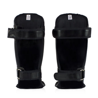 Ochraniacze piszczele Fairtex Double Padded SP3 z osłoną na stopy 
