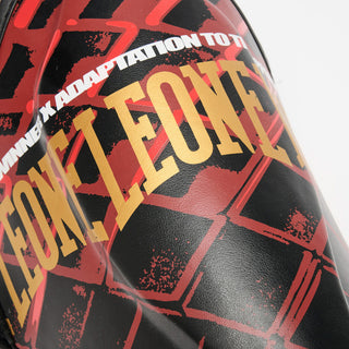 Ochraniacze piszczele Leone MMA Cage PT163 Czerwony 
