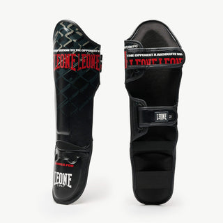 Ochraniacze piszczele Leone MMA Cage PT163 ciemnoszary 