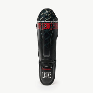 Ochraniacze piszczele Leone MMA Cage PT163 ciemnoszary 