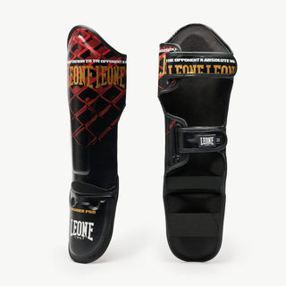 Ochraniacze piszczele Leone MMA Cage PT163 Czerwony 