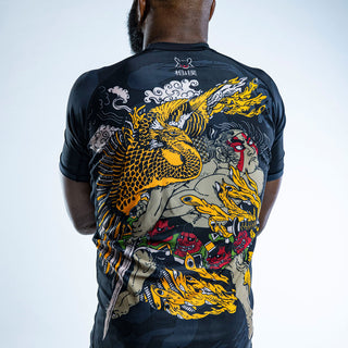 Rashguard Half Sumo Damashi Ogon-Combat Arena