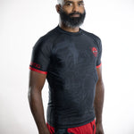 Rashguard Half Sumo Junkie Rosso-Combat Arena