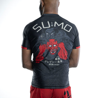 Rashguard Half Sumo Junkie Rosso-Combat Arena