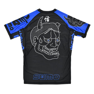 Rashguard Half Sumo Sugoi Ranked Niebieska-Combat Arena