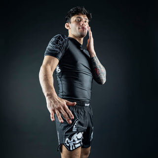 Rashguard Half Sumo Sugoi Ranked Nero-Combat Arena